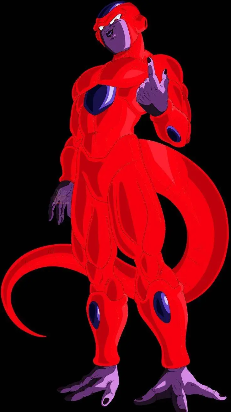 ai character: Red Freezer background