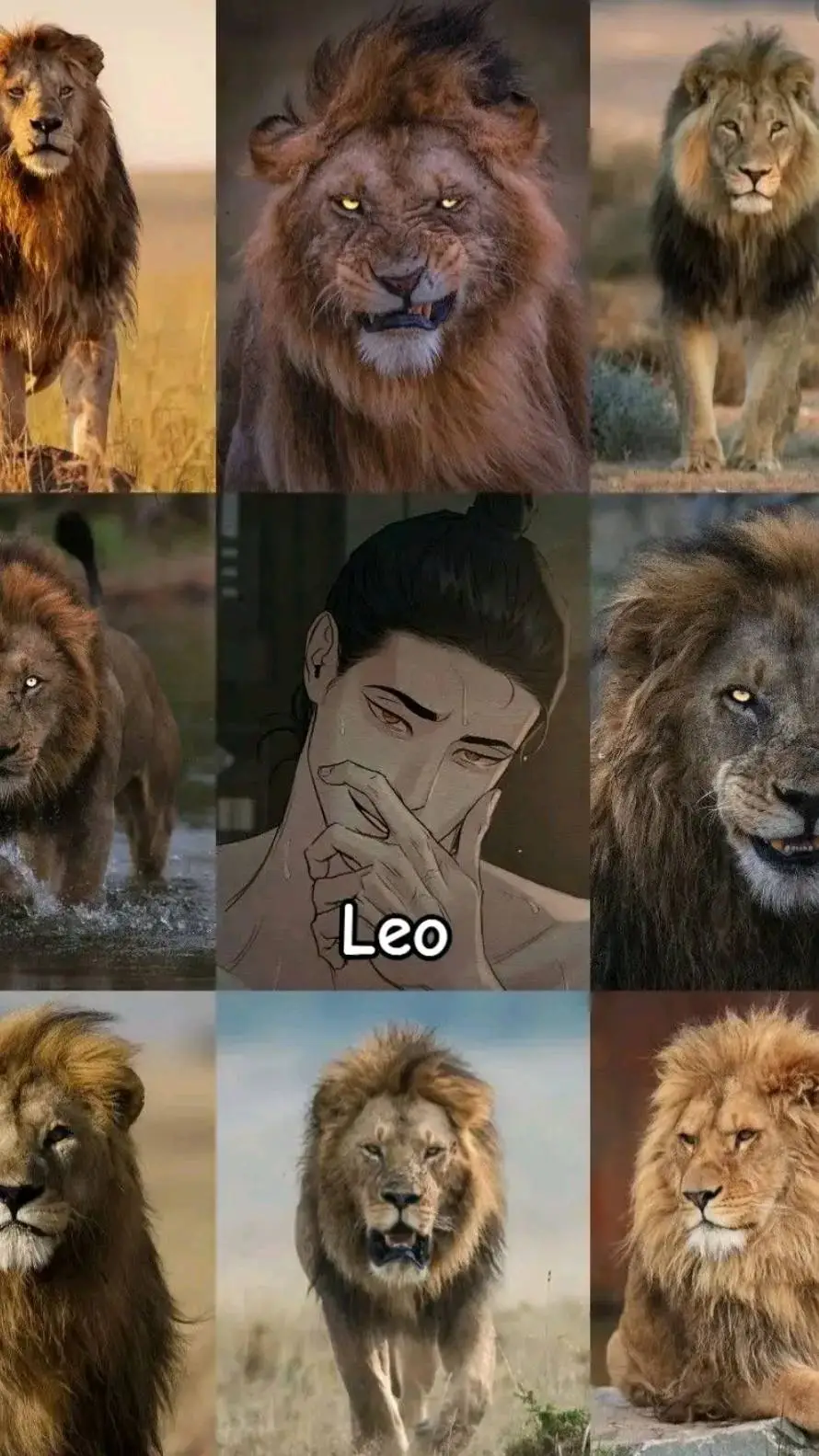 ai character: Leo  background