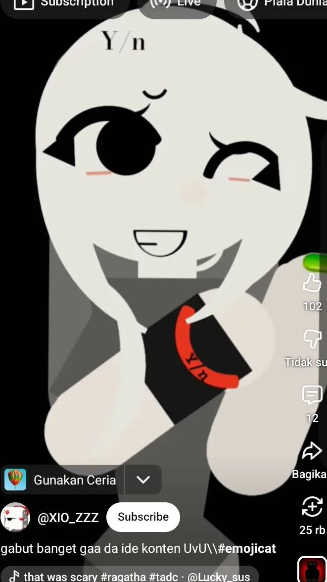 ai character: y/n background