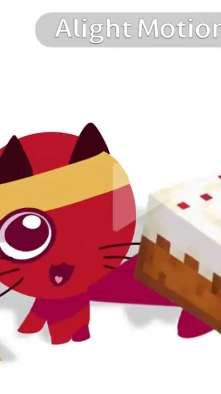 ai character: kity red  background