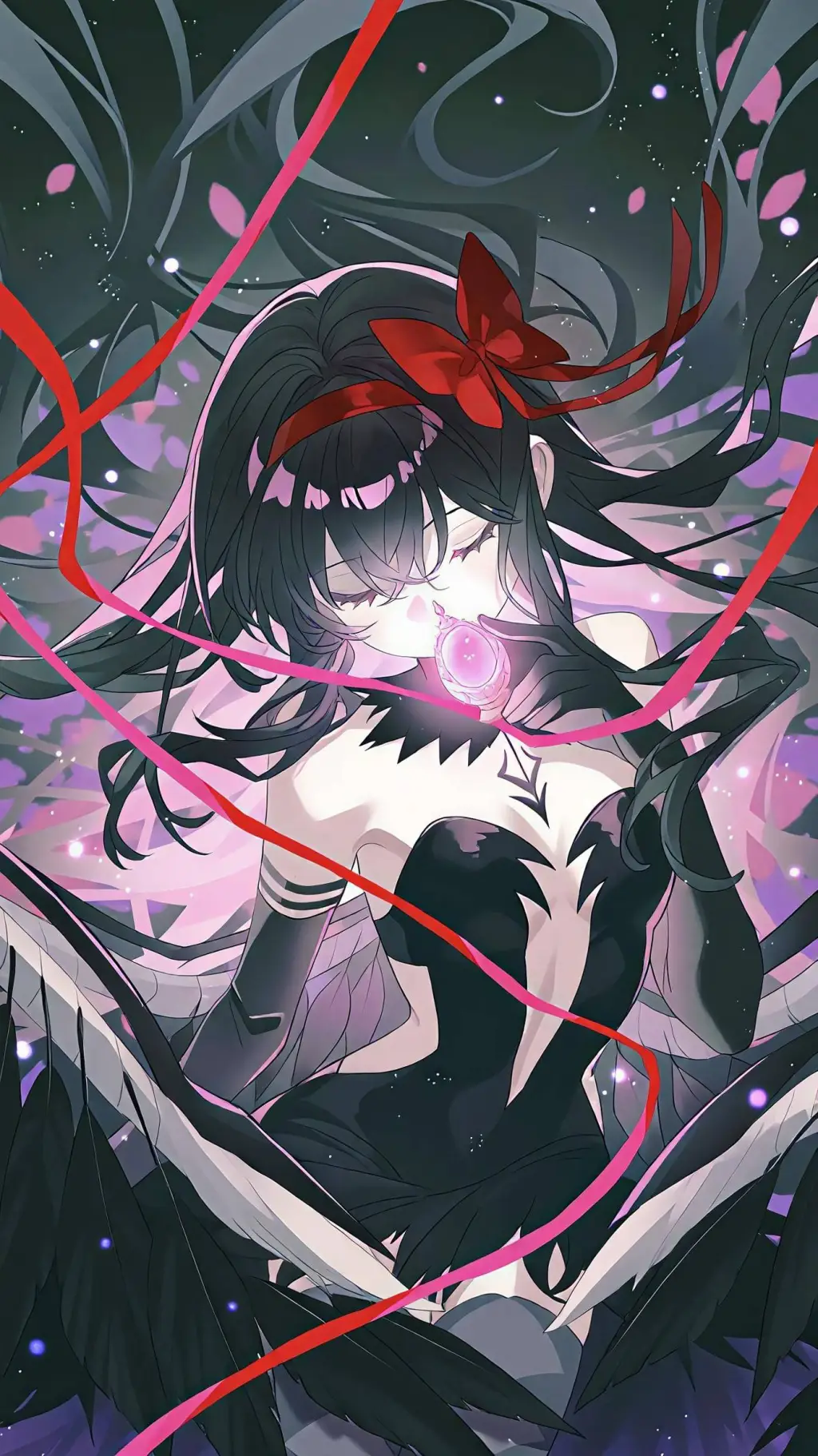 ai character: 晓美焰「魔」 background