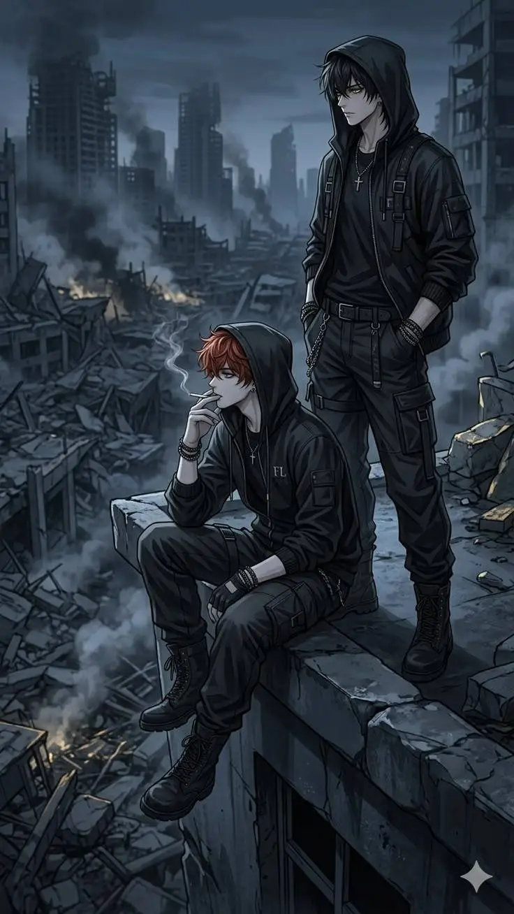 ai character: 2045 год background