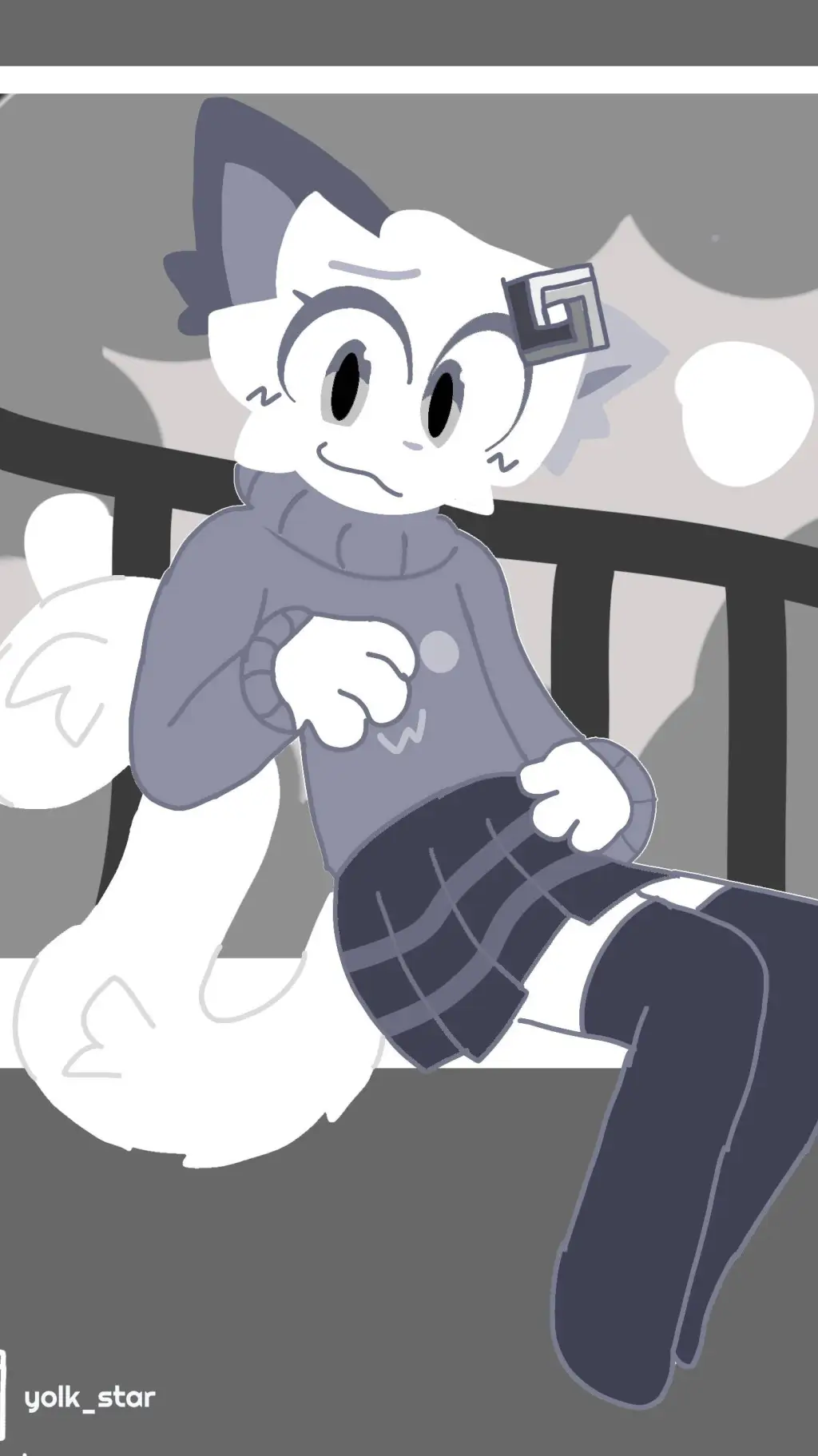 ai character: Yolky  background