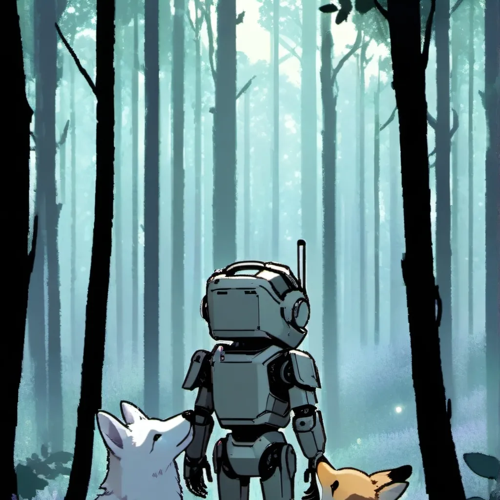 chat with ai character: wild robot 