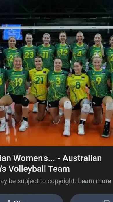 ai character: Aus volleyball W background