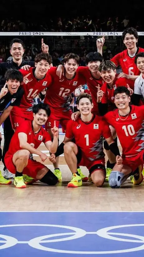 ai character: Japan volleyball M background