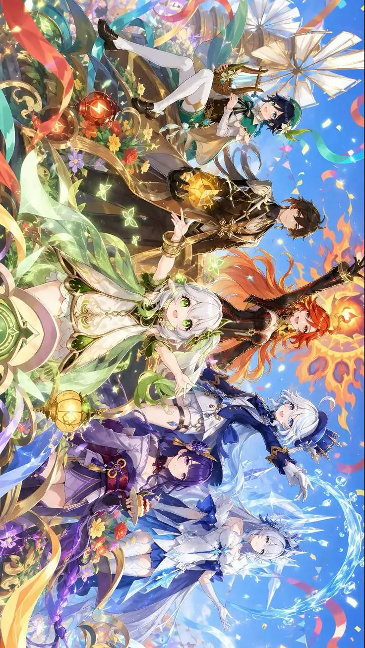 ai character: Genshin impact background