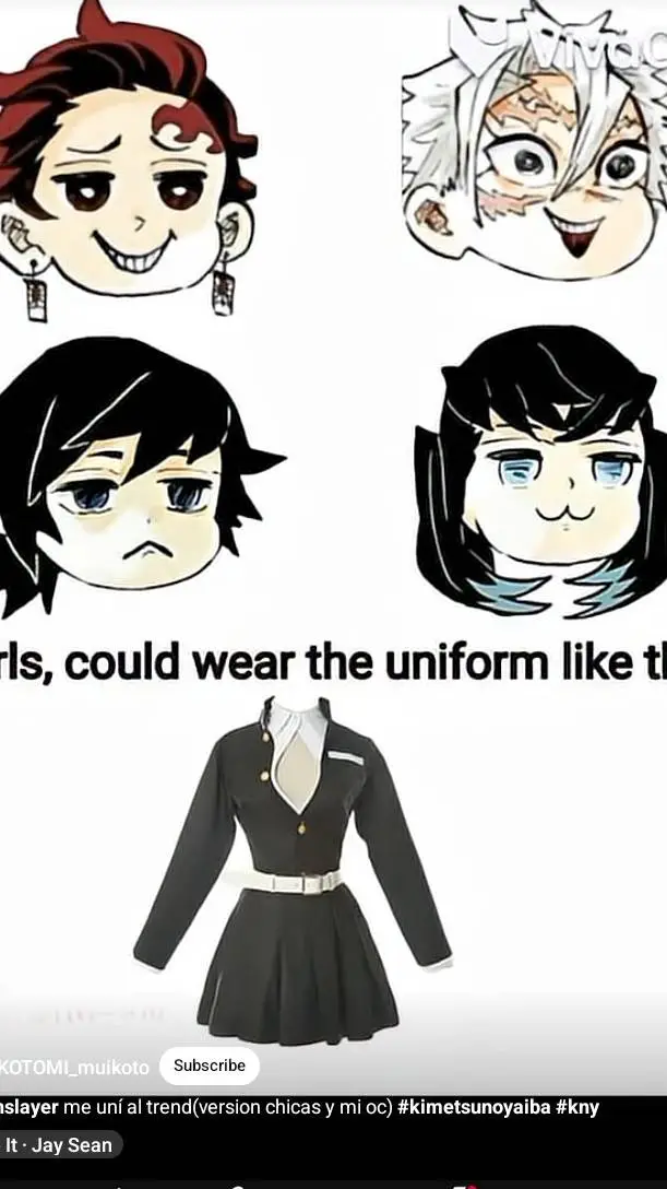 ai character: kny boys background