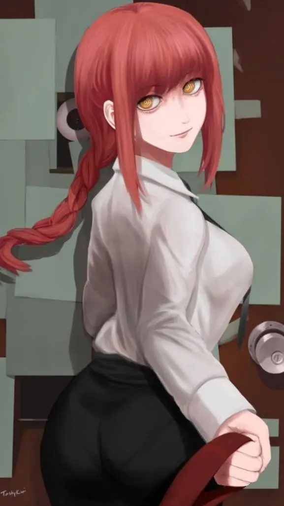 ai character: Makima ❣️ background