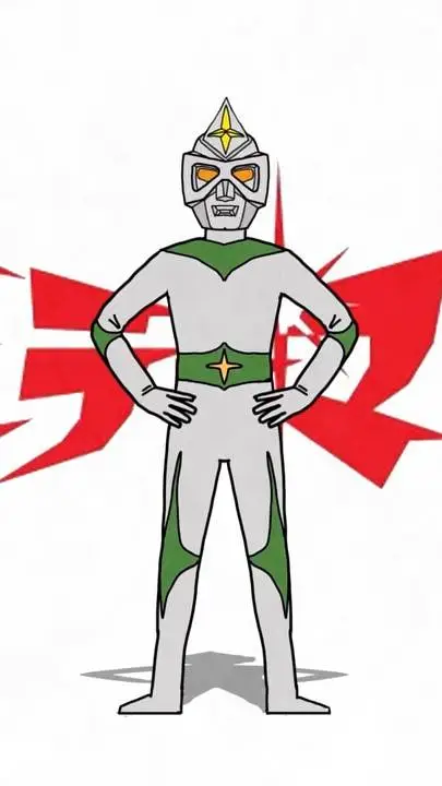 ai character: Mirrorman 1971 background