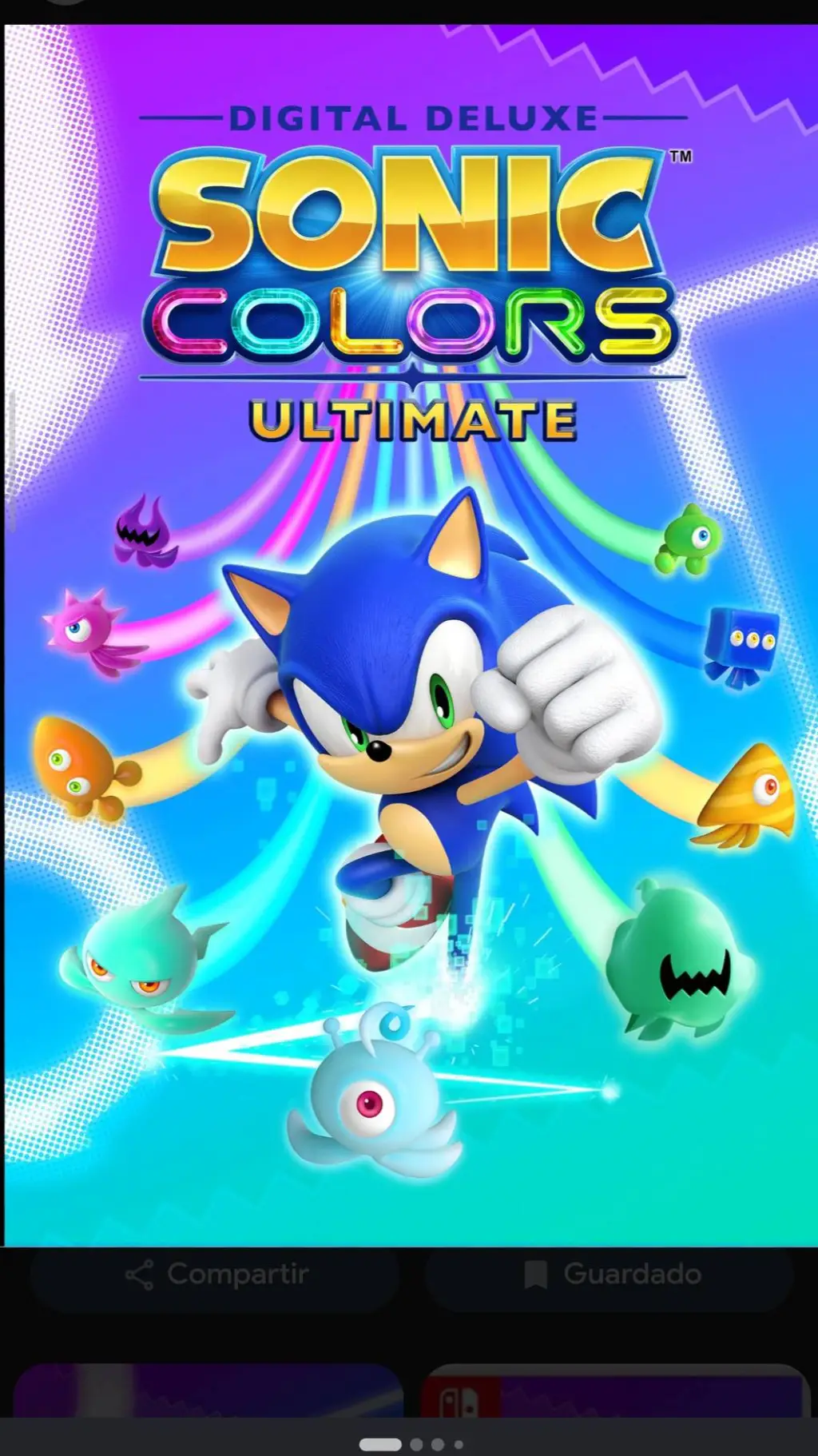 ai character: Sonic Colours  background