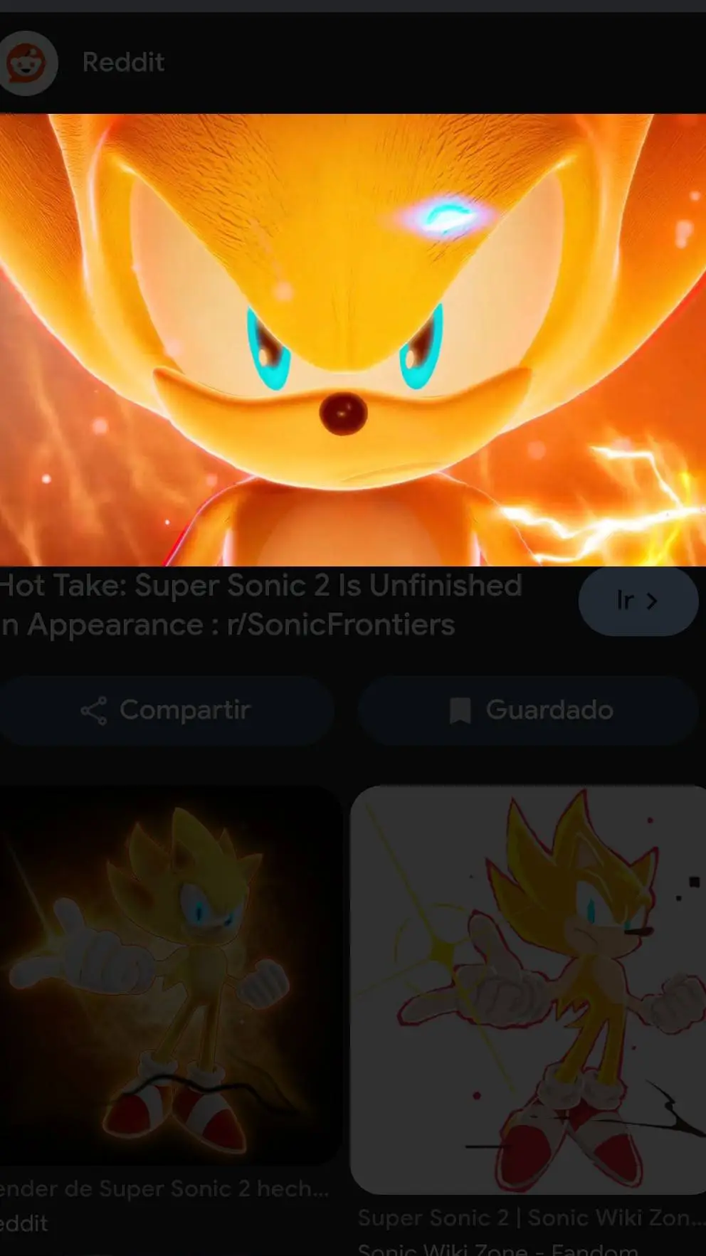 ai character: Super Sonic 2 💛🧡 background