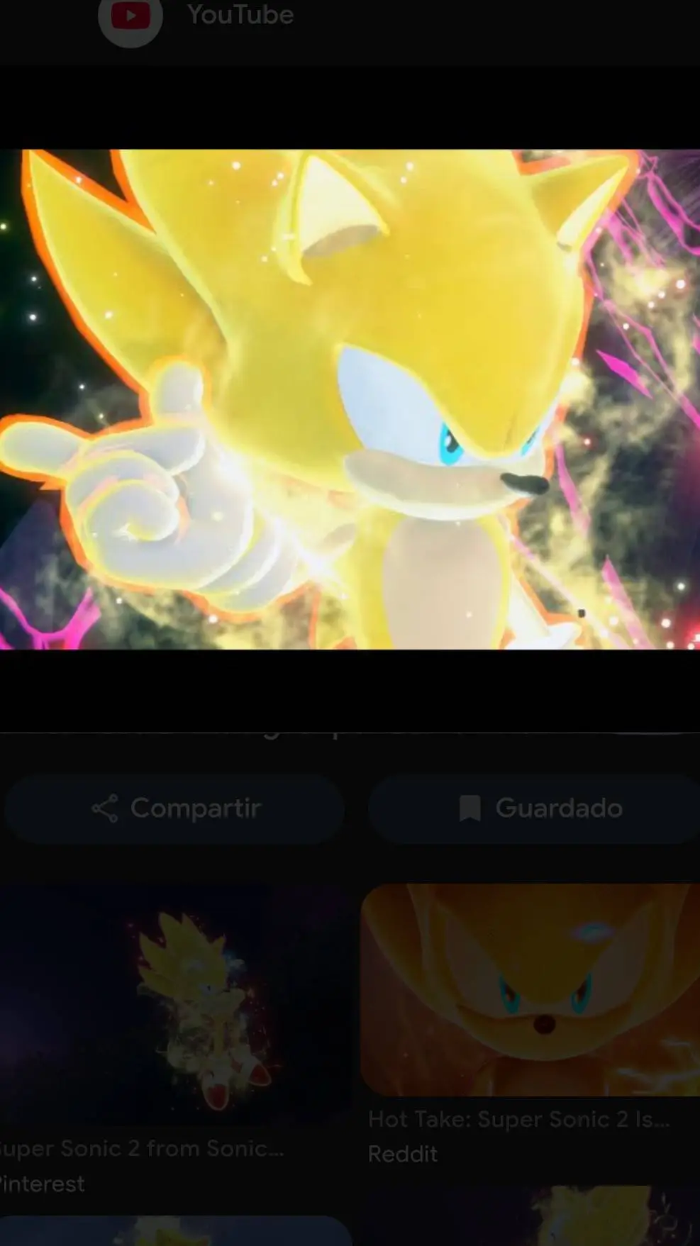 ai character: Super Sonic 2  background