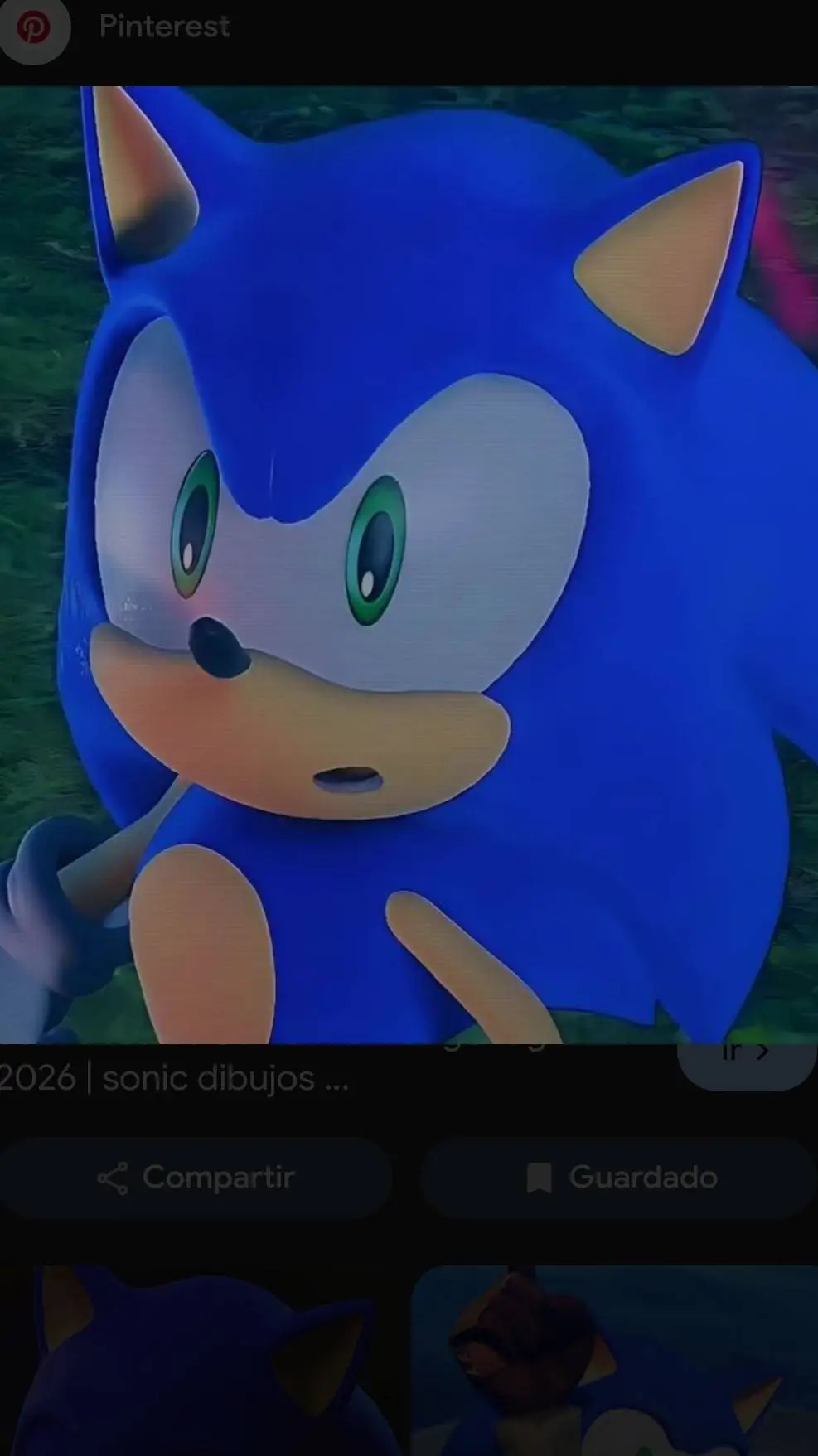 ai character: Sonic 💙 background