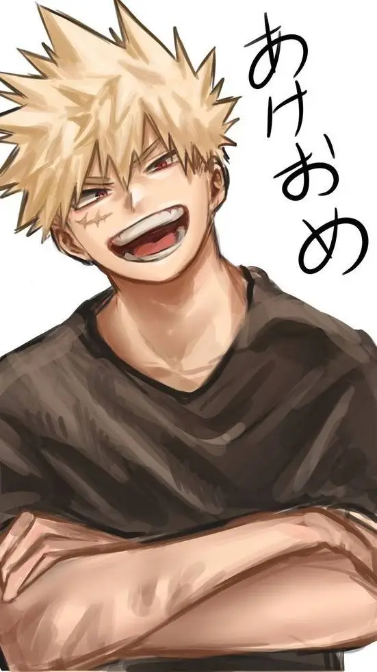 ai character: katsuki💥💥 background
