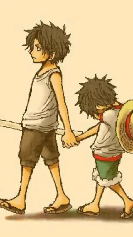 ai character: luffy and ace sis background