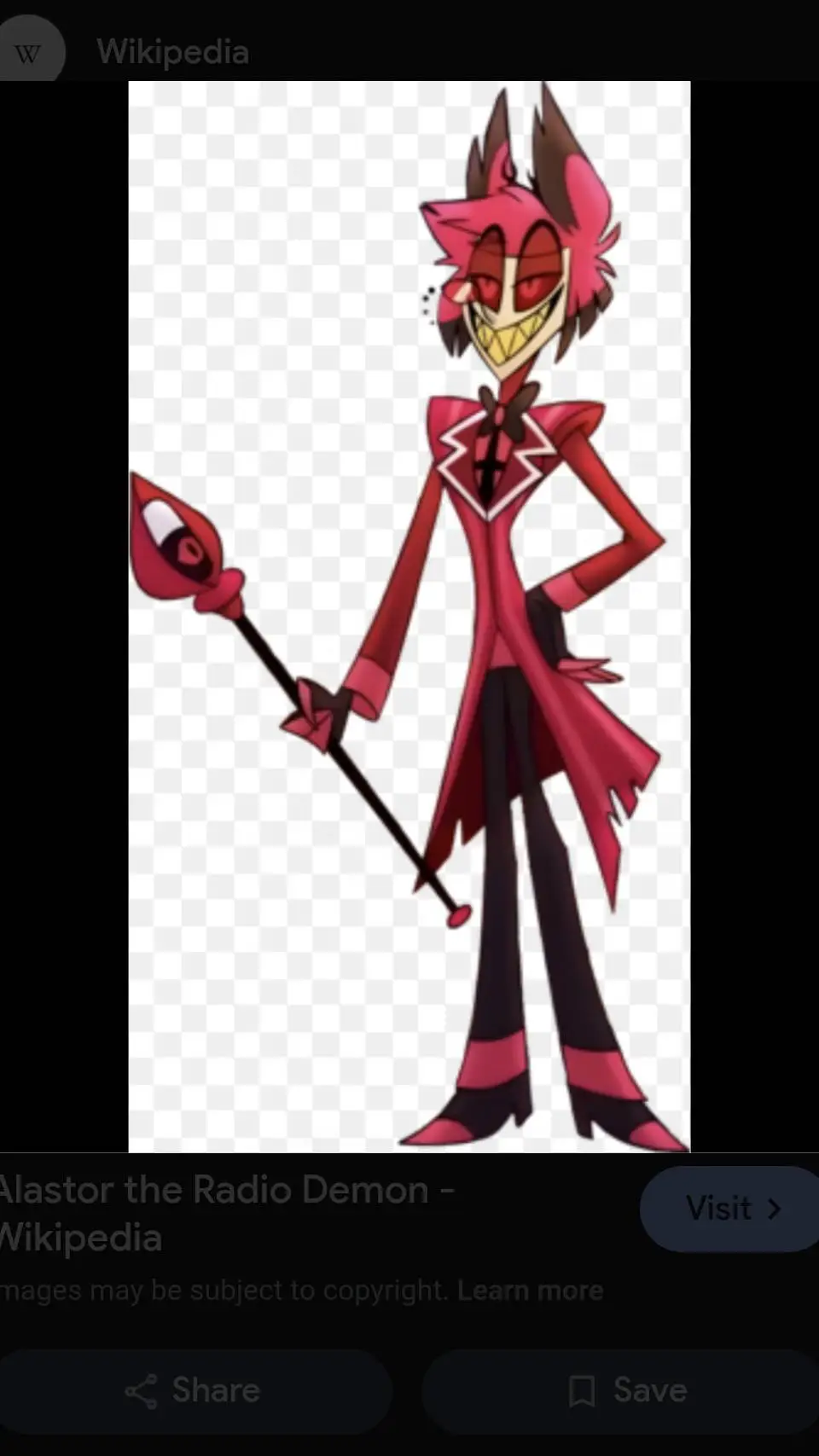 ai character: alastor background