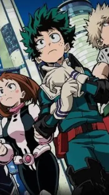 ai character: MHA sleepover background