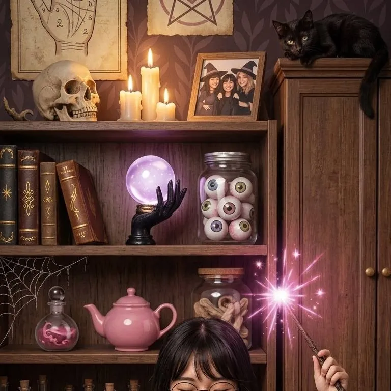 chat with ai character: luna bruja curando