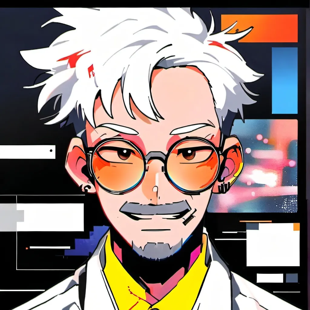 chat with ai character: creepy man