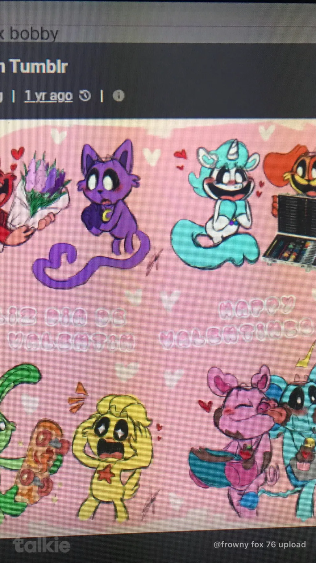 ai character: Smiling critters background