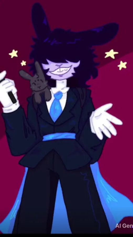 ai character: Magic trick background