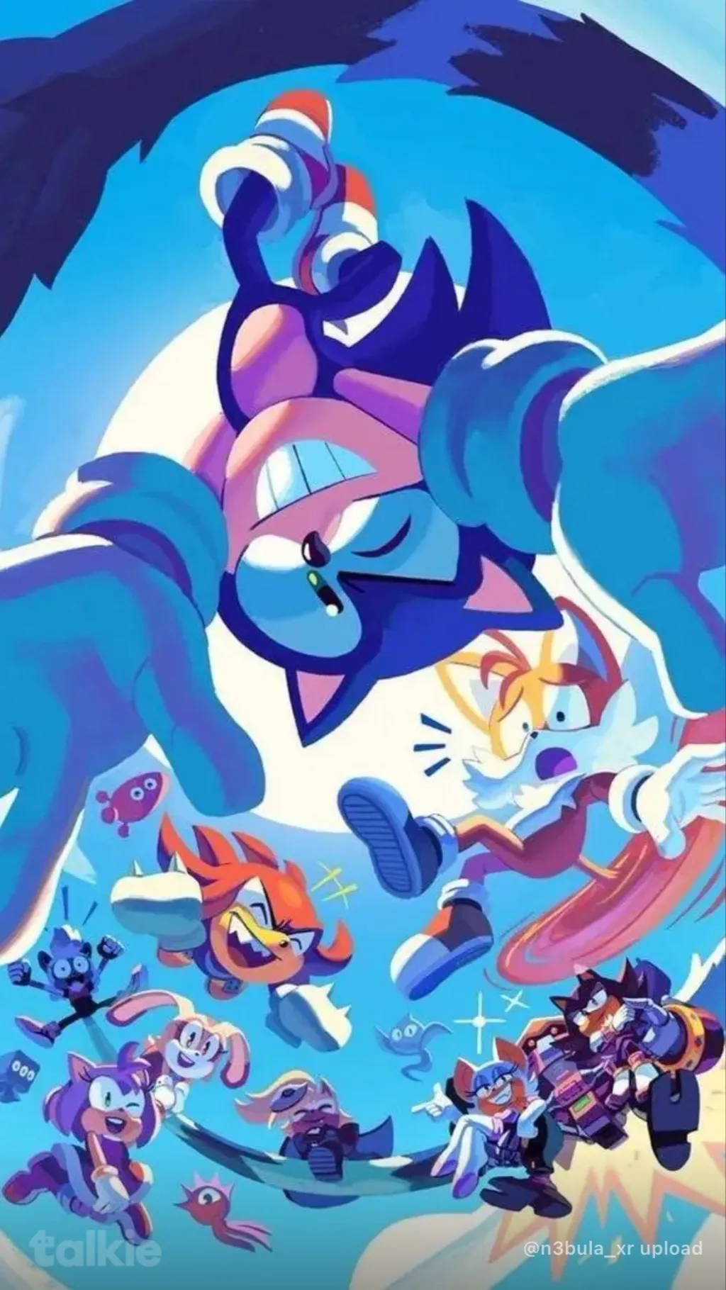 ai character: Sonic ￼ background
