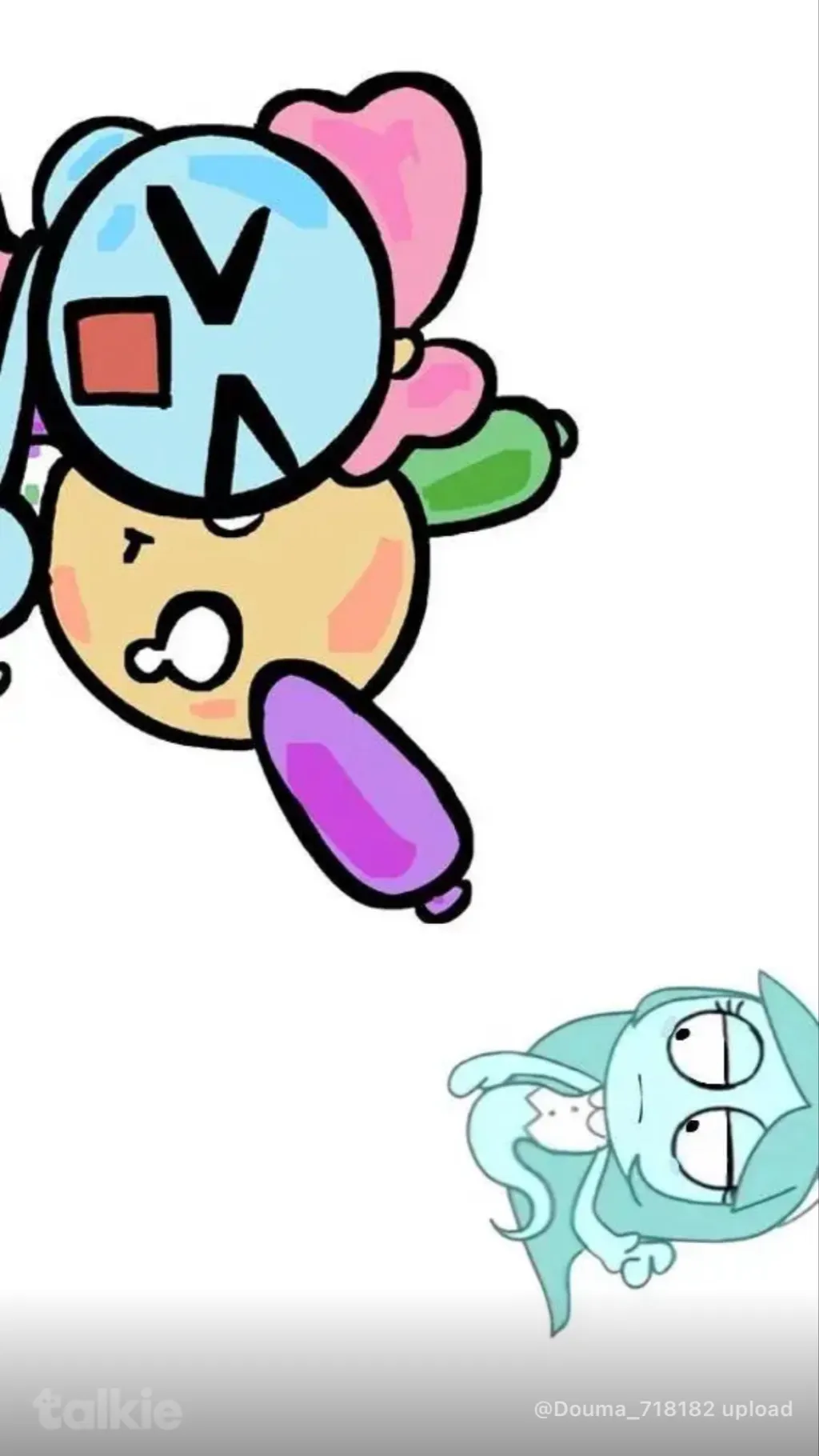ai character: Balloon Looey ￼ background