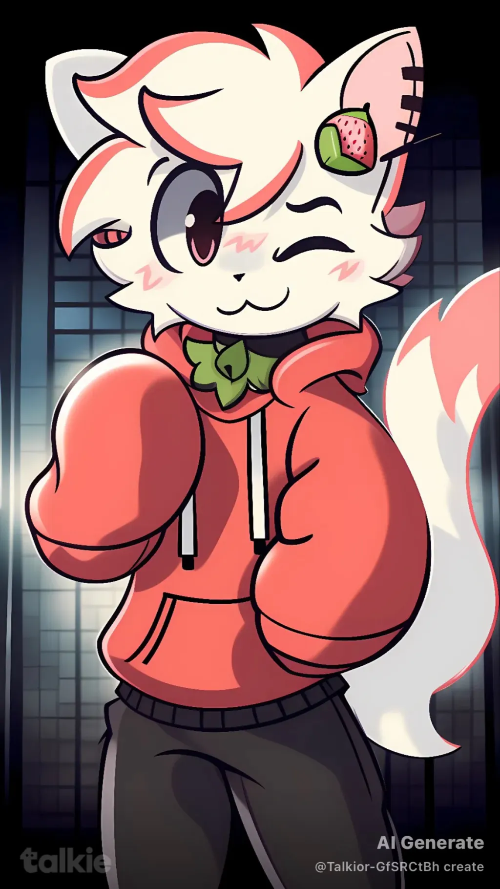 ai character: Furry￼ read background