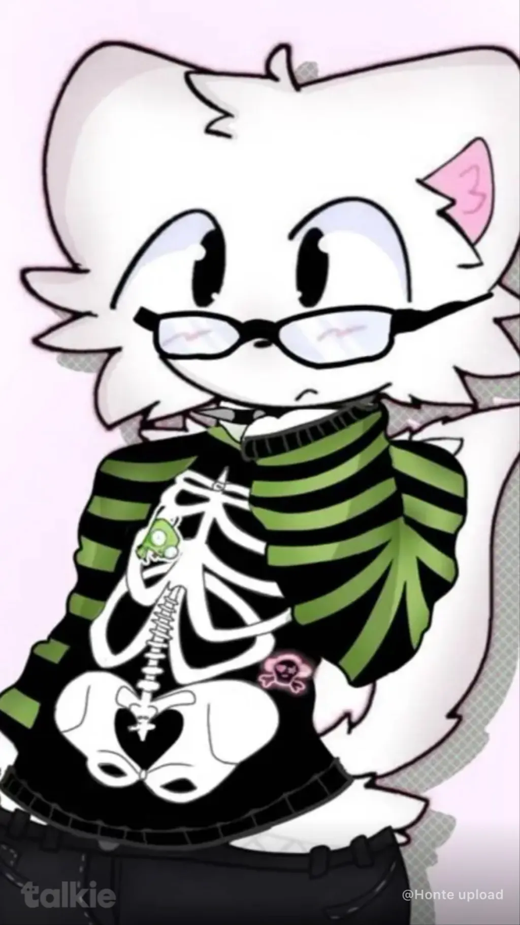 ai character: Furry fresh background