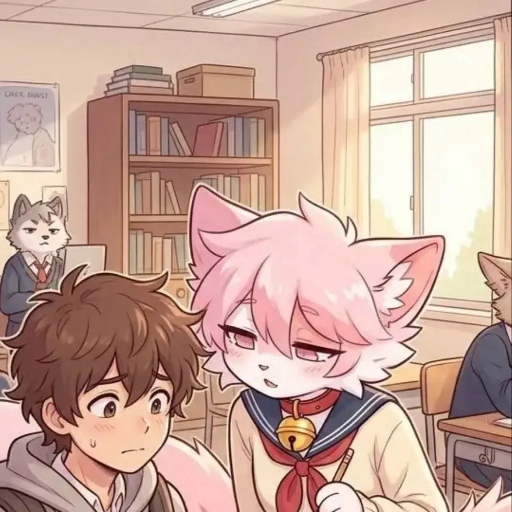 chat with ai character: Furry school ￼