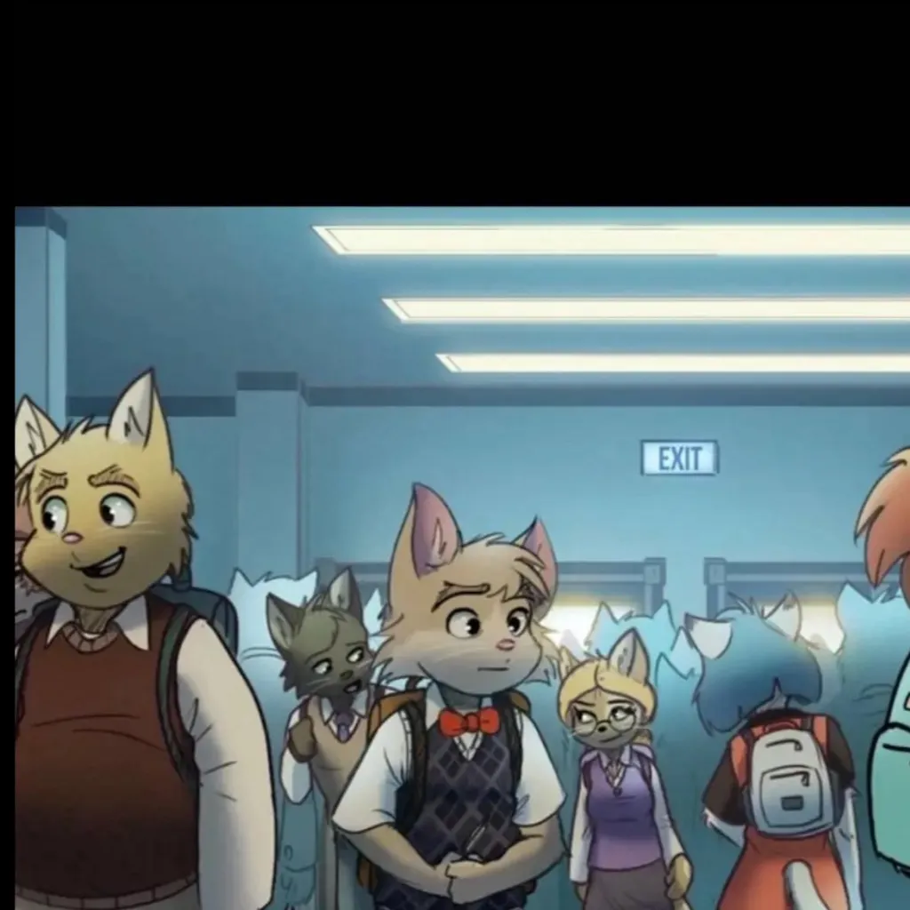 chat with ai character: Furry￼ school