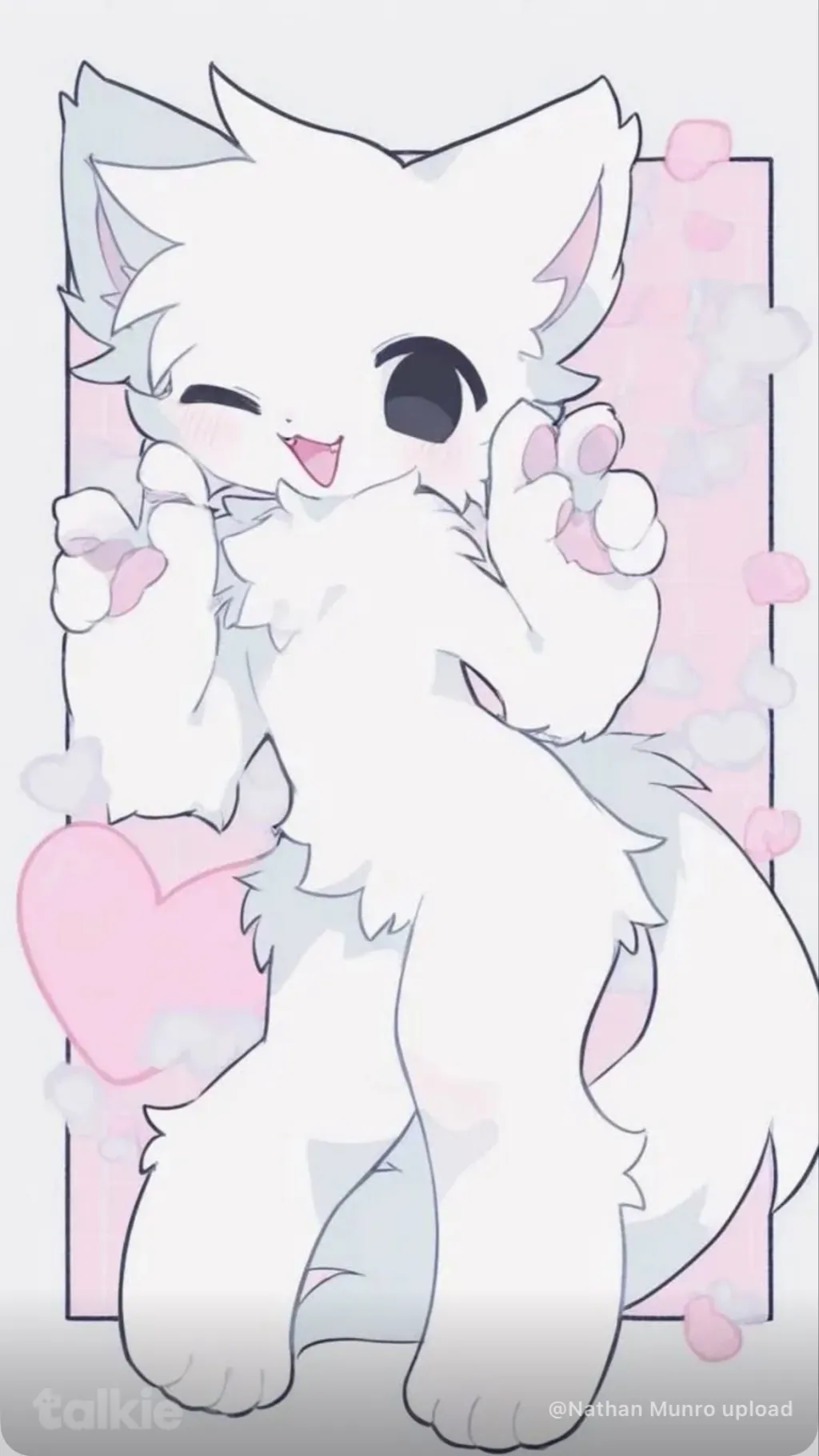 ai character: Furry ￼ background
