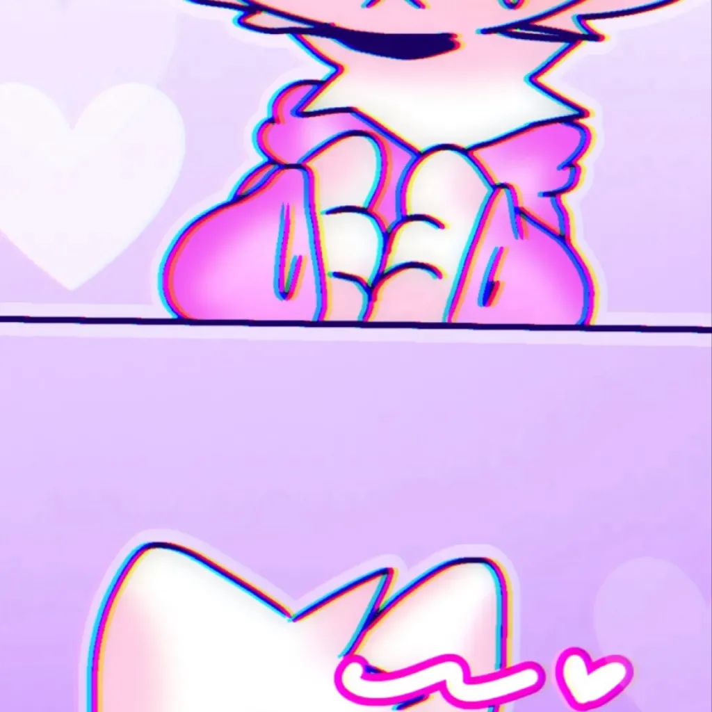 chat with ai character: Furry blushin👉