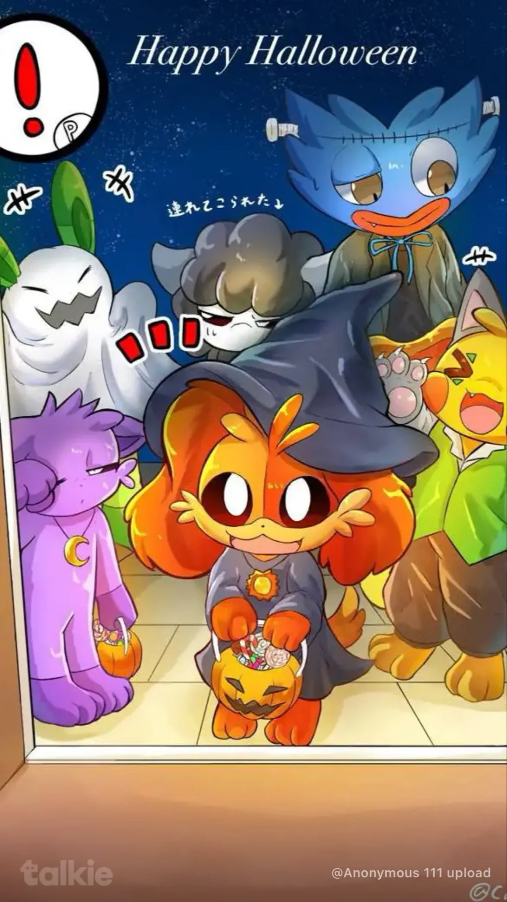 ai character: Halloween ￼￼ background
