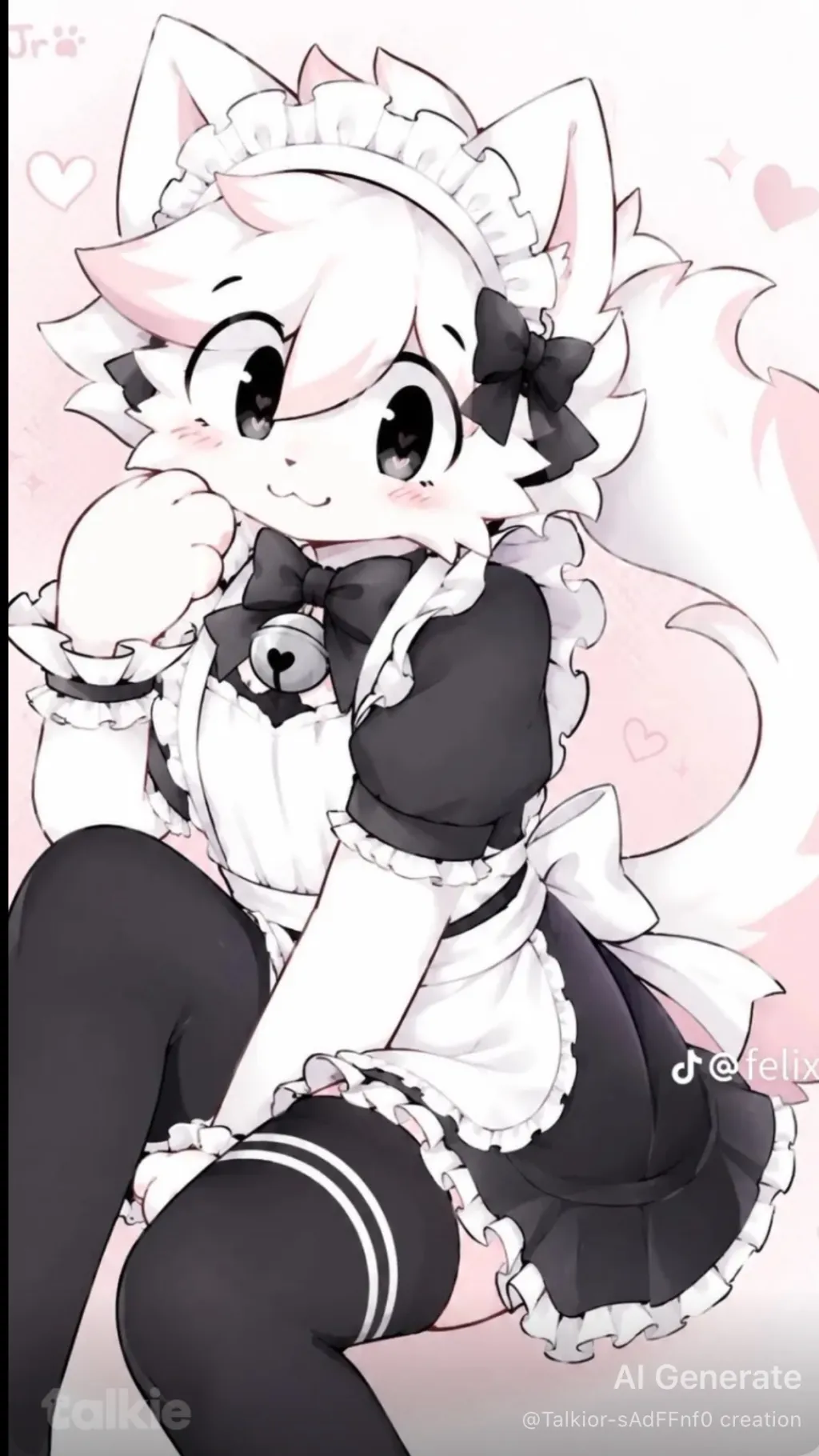 ai character: Furry made background