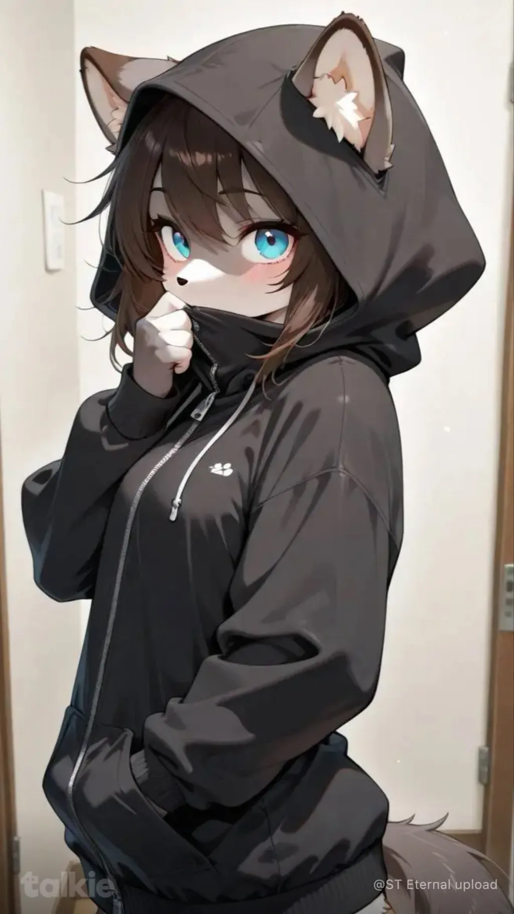 ai character: Furry background
