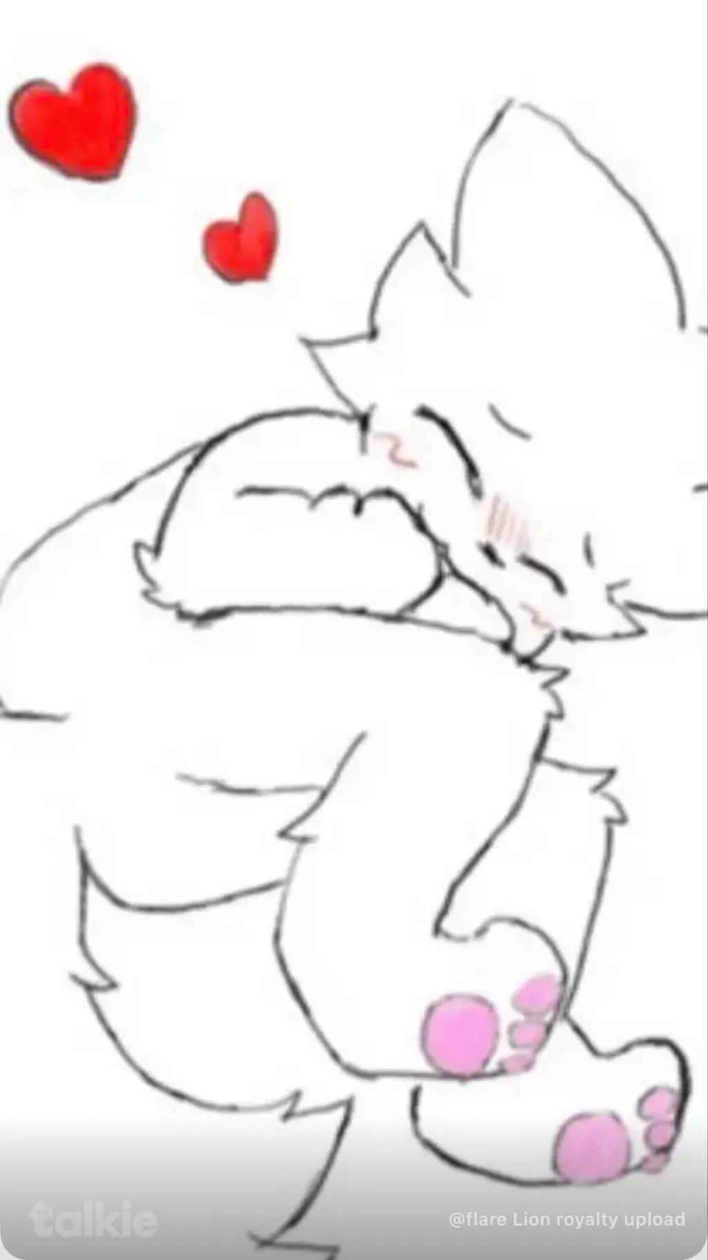 ai character: Furry background