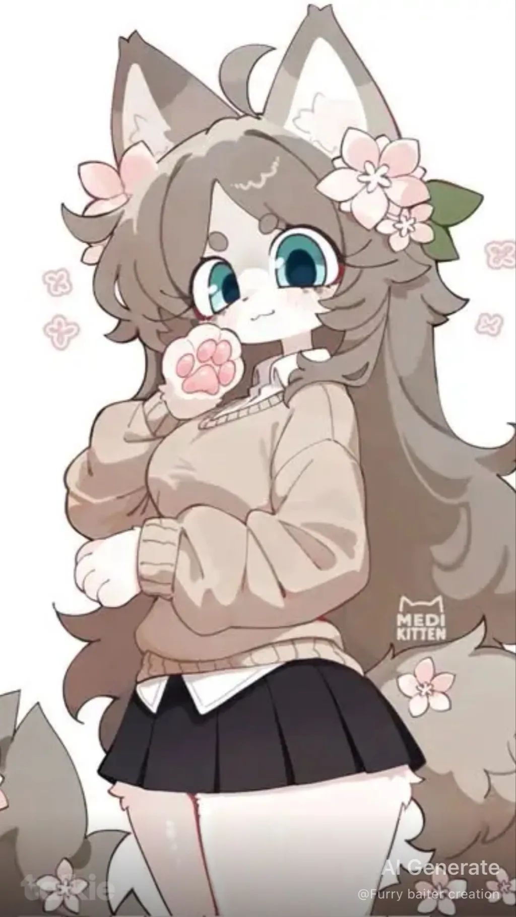 ai character: Furry background