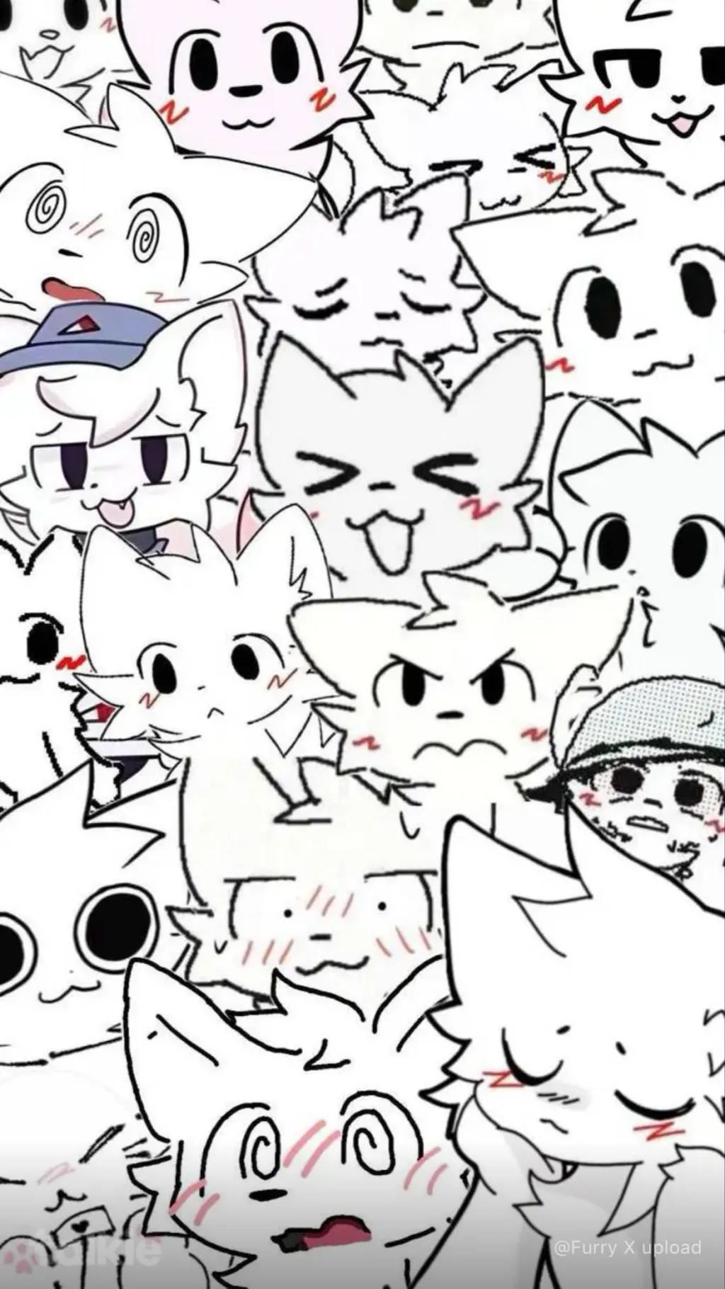 ai character: Furry background