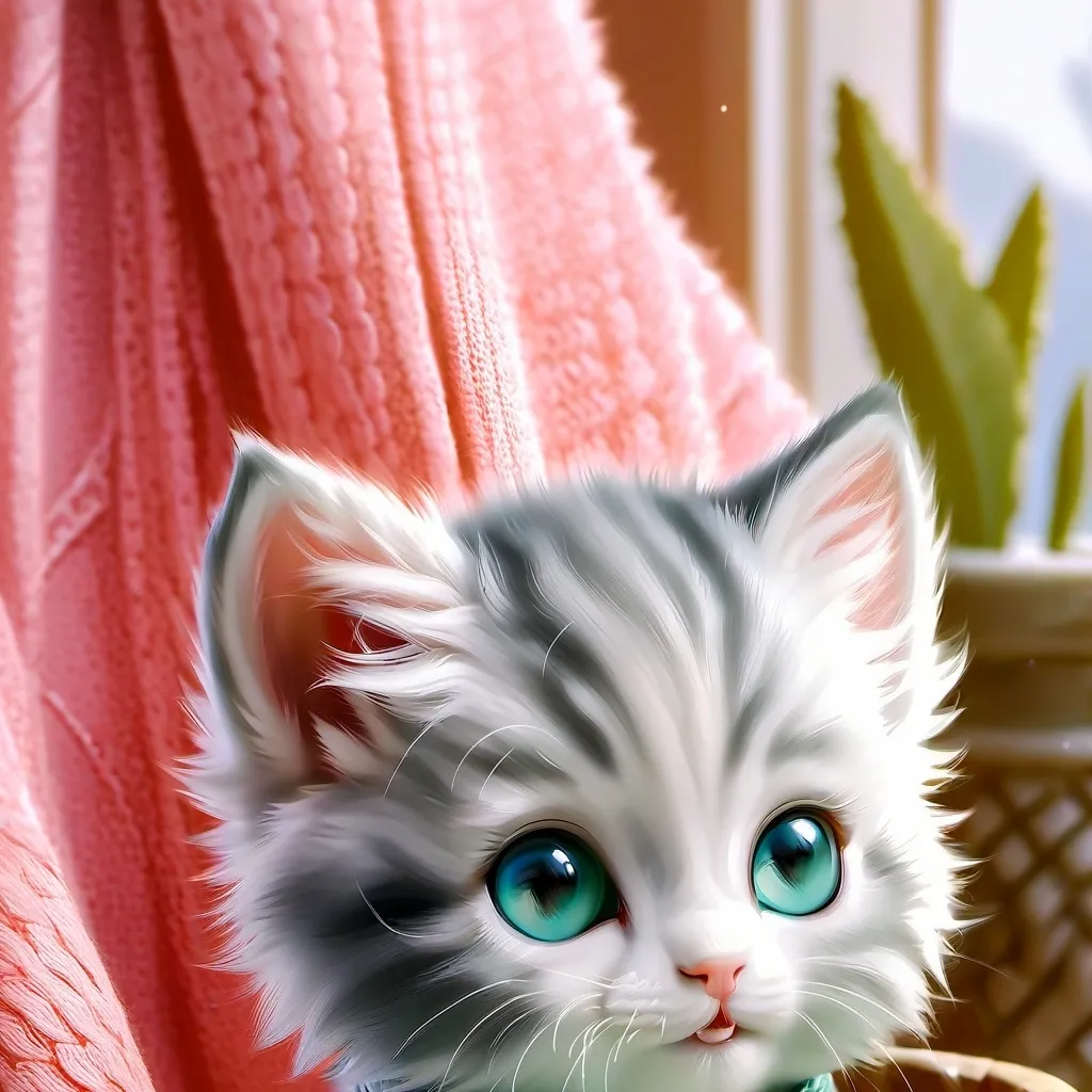 chat with ai character: cute kitten