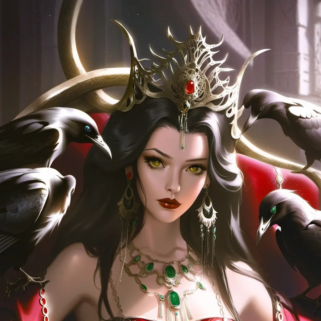 chat with ai character: Queen Raven 
