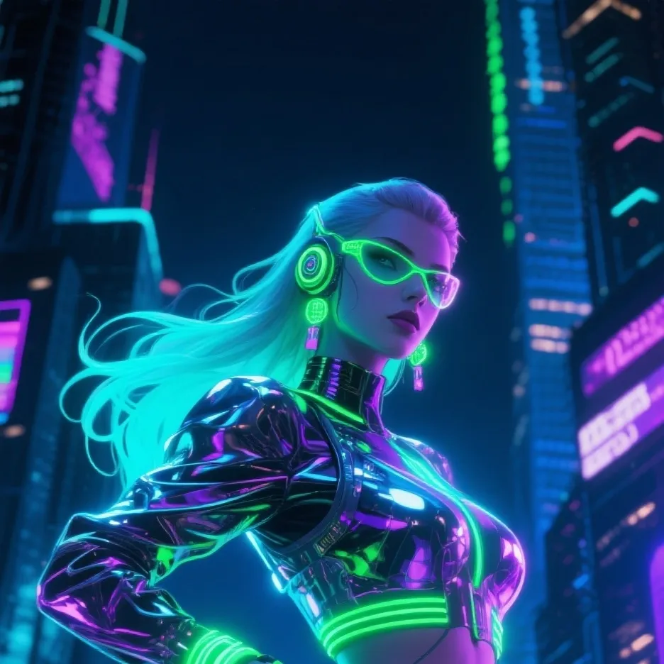 chat with ai character: Neon Raine