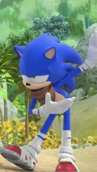 ai character: Sonic boom background