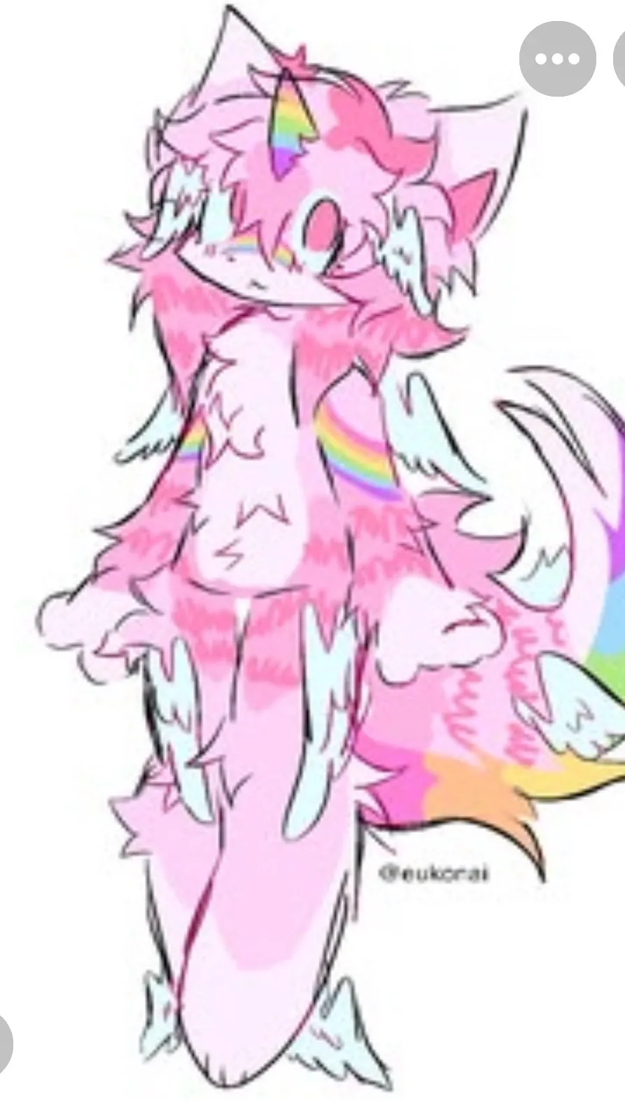 ai character: RainbowBlip background