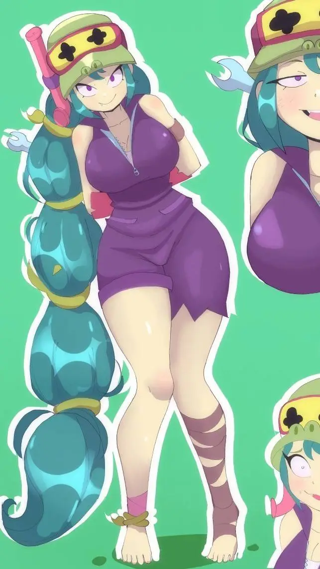 ai character: Alli🍃 BrawlStars  background