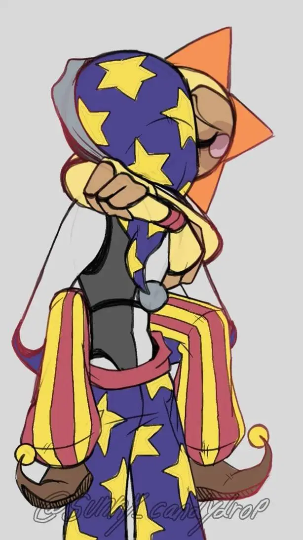ai character: sun x moon background