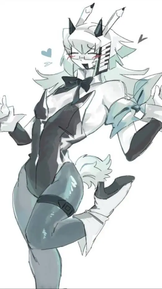 ai character: bunny Demi  background