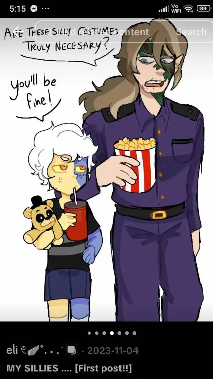 ai character: toh×fnaf background