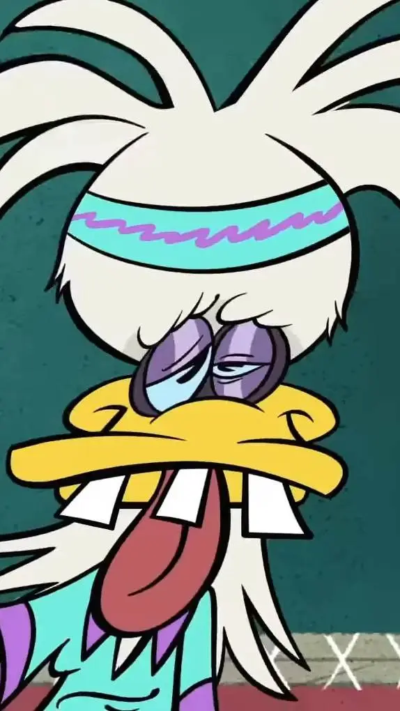 ai character: funny Donald duck background